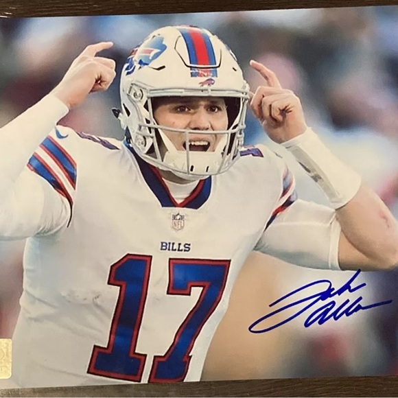 Josh Allen buffalo bills signed photo - Picture 1 of 1